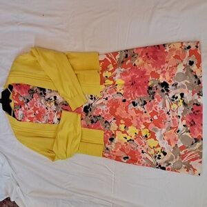 Sheath Dress with Sweater